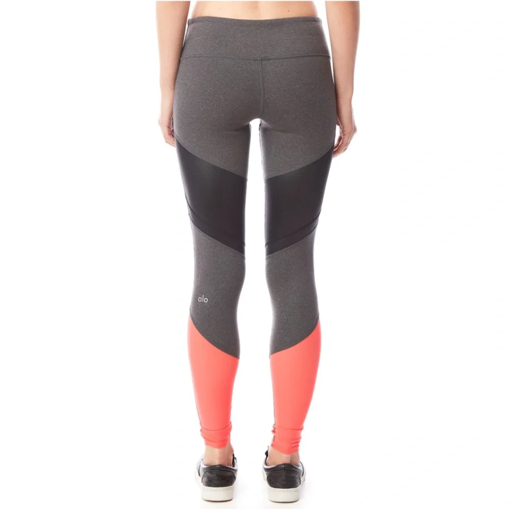 ALO Yoga Sheila Color Block Full Length Leggings